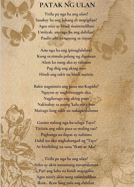 poetry tagalog examples|Mga Tula: Halimbawa ng Mga Tula .